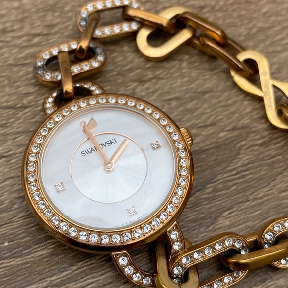 Swarovski Gold & Diamond Women's Watch braclet - Picture 3 of 6